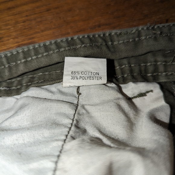 Green Cargo Shorts Sz 29 - Picture 3 of 7